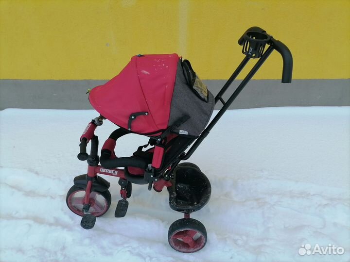 Велосипед с родительской ручкой