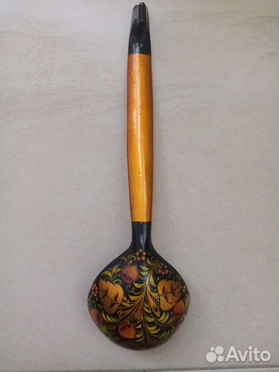 Черпак хохлома СССР. Новый