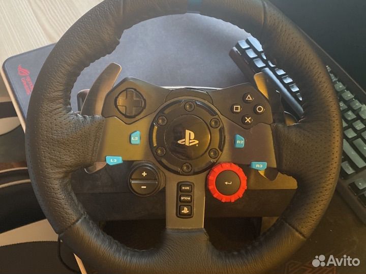 Игровой руль logitech g29+кпп