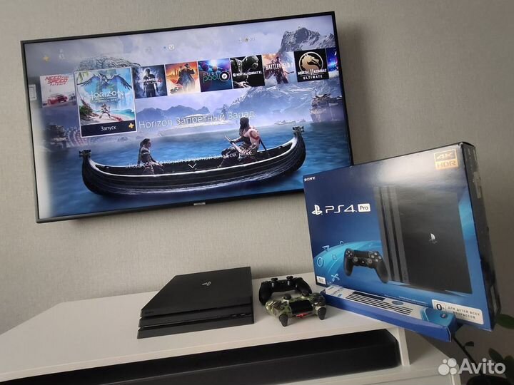 Sony ps4 pro 1tb полный ориг комплект