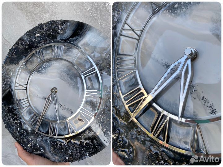 Часы из эпоксидной смолы, мастер-классы по смоле