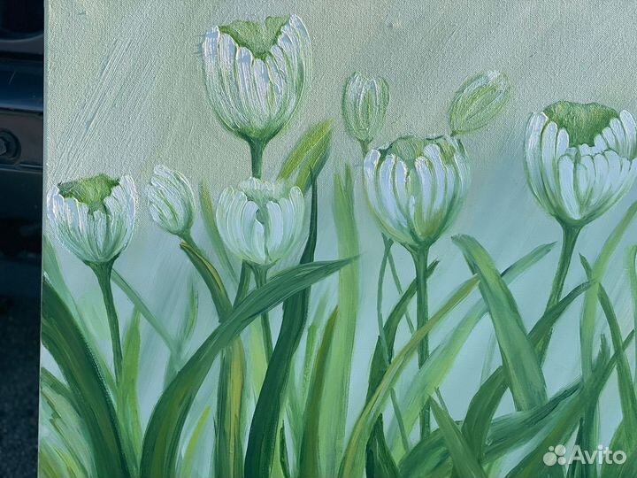 Картина Нежные цветы 60*70см