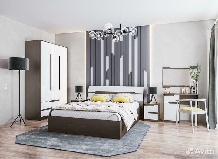 Кровать с настилом лдсп 1400х2000