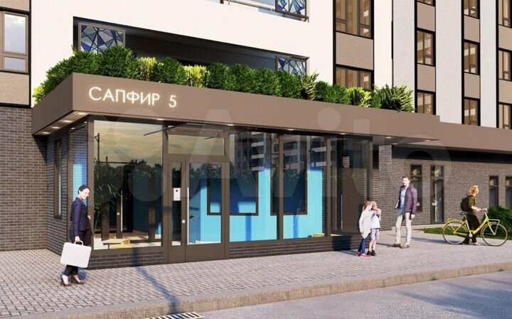 2-к. квартира, 55,2 м², 12/17 эт.