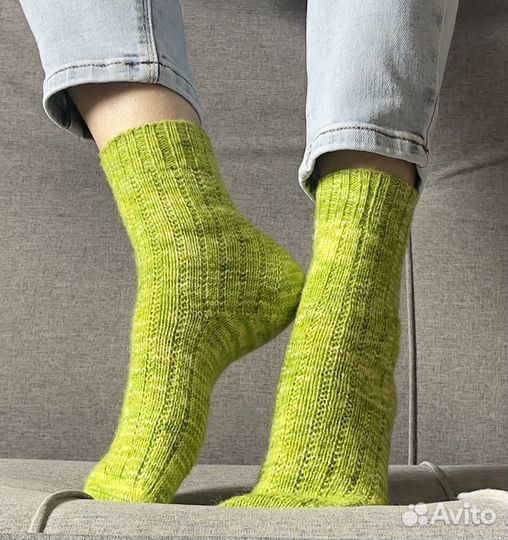 Тонкие шерстяные носки