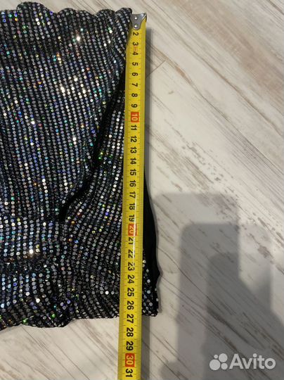 Юбка с пайетками bershka