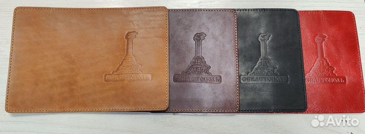 Обложка на паспорт кожаная ручная работа