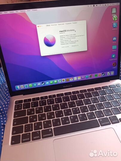 Apple MacBook Air 2020 intel i5, 16gb, 256 ssd