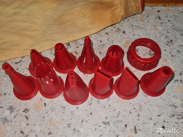 Кондитерский мешок с насадками