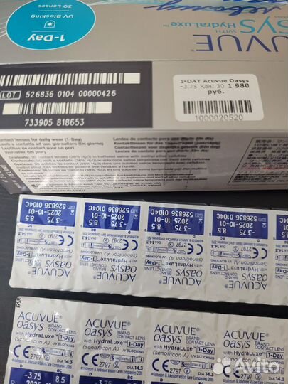 Линзы контактные acuvue oasys