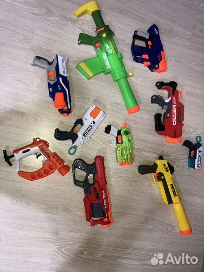 Бластеры Nerf и Xshot (смотрите описание)