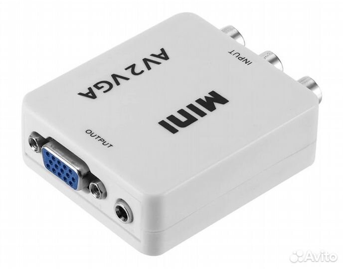 Конвертер (переходник) AV-VGA и VGA-AV/RCA