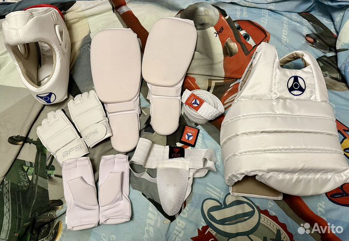 Кимоно для каратэ 140, полная экипировка