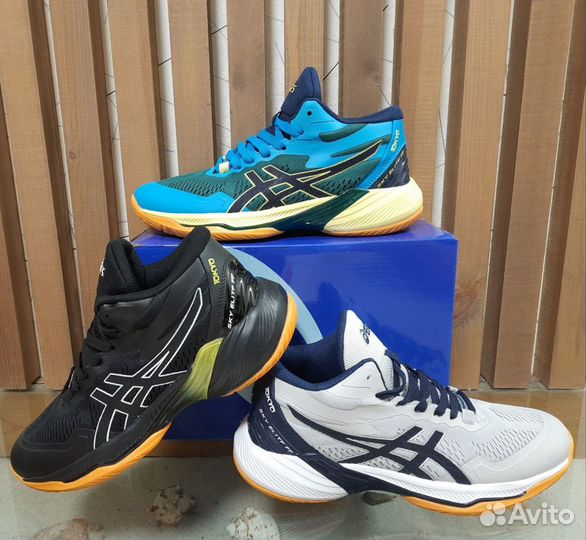 Кроссовки Asics волейбол 40-44 артикул 723 синий