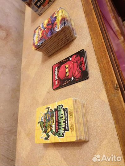 Карты человек-паук, черепашки ниндзя, Ninjago