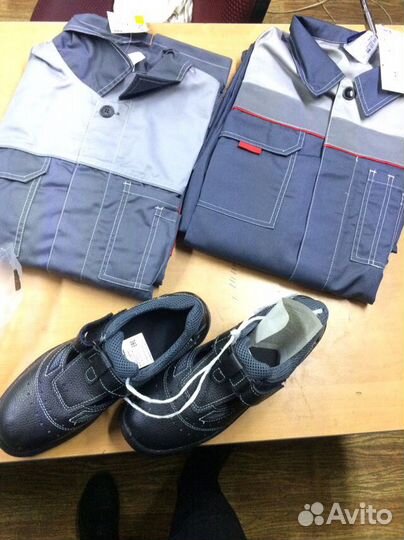 Рабочая одежда +бот серый, кур. + брюки