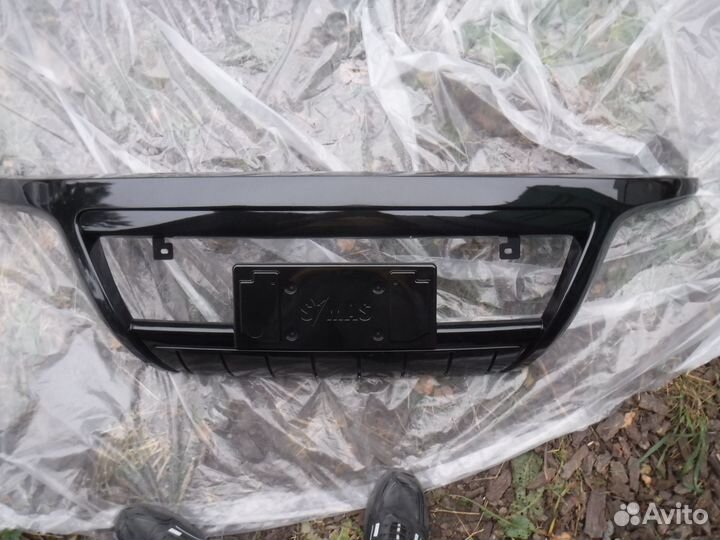 Накладка переднего бампера сангйонг Рекстон Rexton