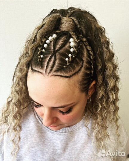 Брейды, водопад, косы, афропрически