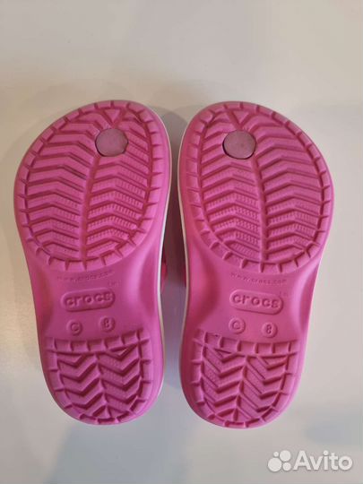 Сланцы crocs, с ремешком, C8