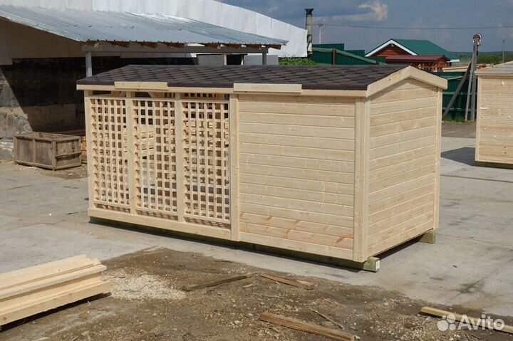 Беседка + хозблок