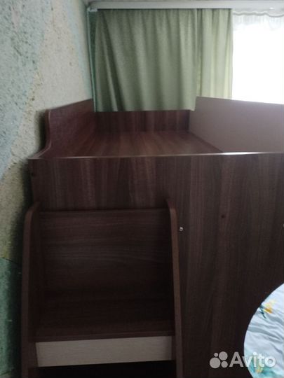 Двухъярусная кровать бу с матрасом