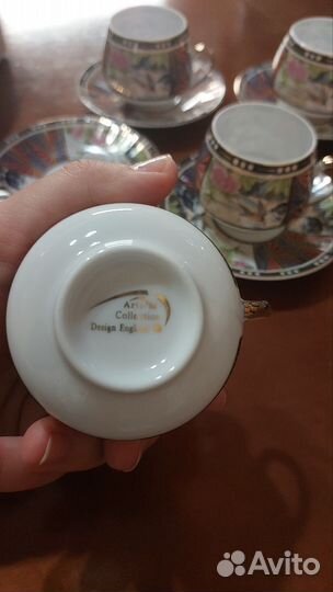 Кофейные чашки с блюдцами (набор)