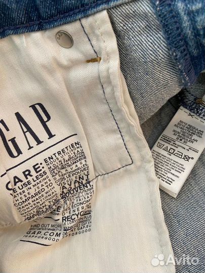 Новые джинсы gap с высокой посадкой