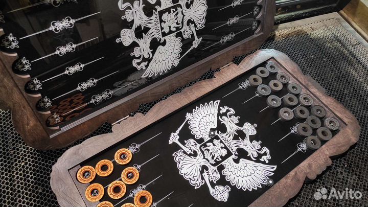 Нарды со стеклом