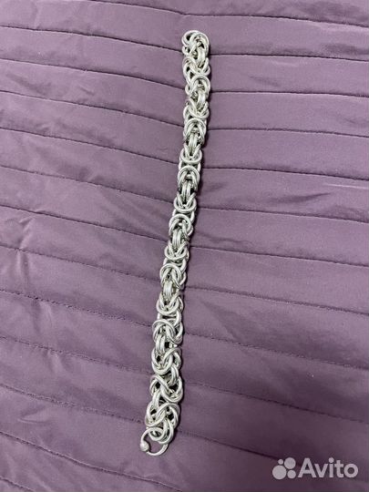 Серебряный браслет мужской 925