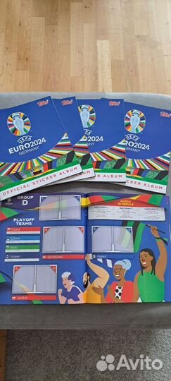 Альбомы Topps euro 2024