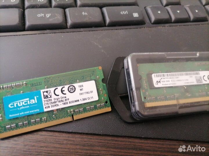 Озу pc3l 14900s 4gb (2 шт)