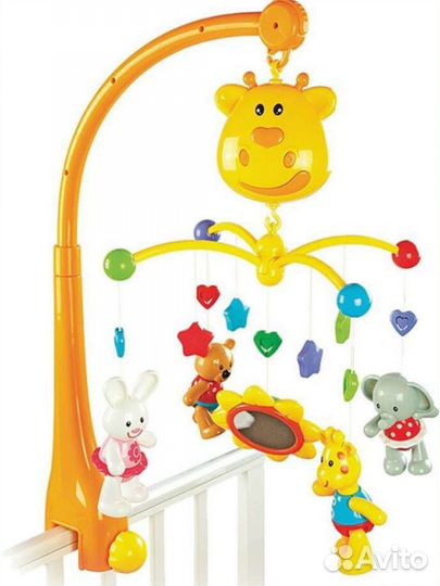 Мобиль на кроватку Жирафики