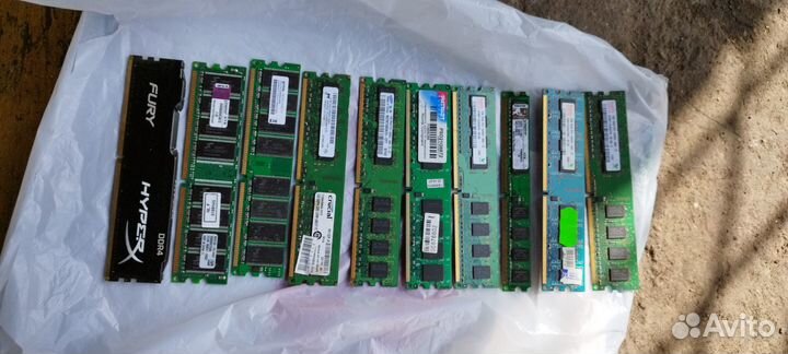 Оперативная память ddr2, ddr4. 2gb, 1gb