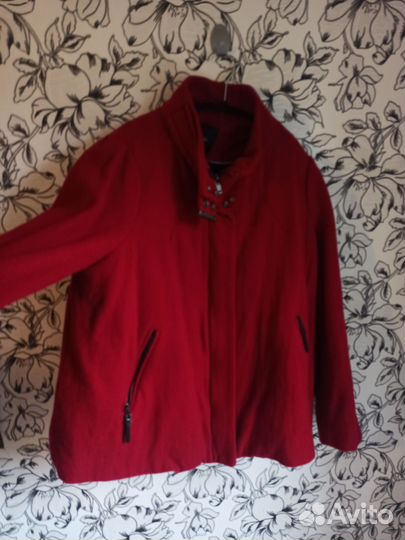 Полупальто шерсть Mango XL