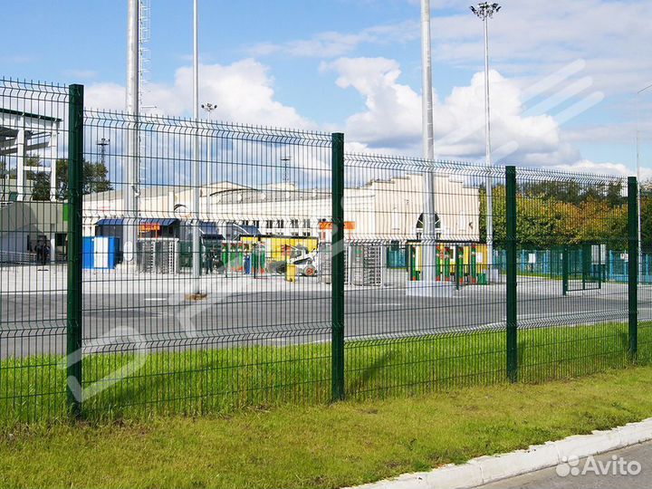 Столб для забора, 3d сетки 60х60х1,5мм, L3м