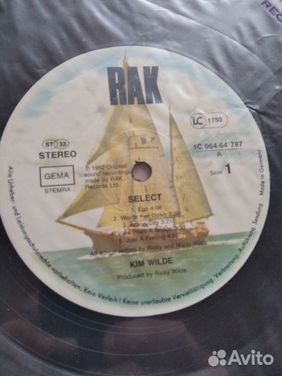 KIM wilde.C.C.Catch, (винил) Lp1986-87
