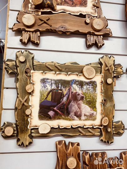 Картина -панно подарок Охотнику день рождения