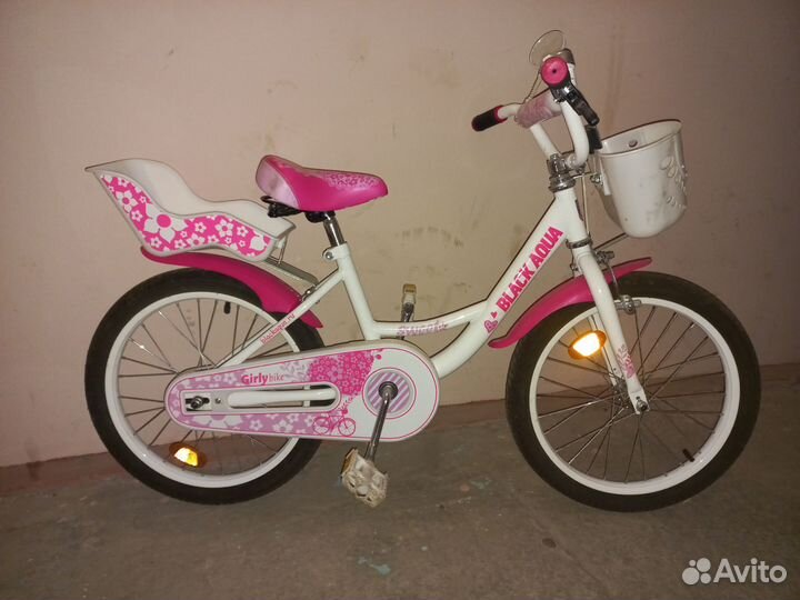 Велосипед для девочки 6-9 лет black aqua sweet 18