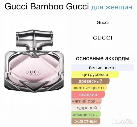 Духи Unisex Gucci Bamboo Gucci