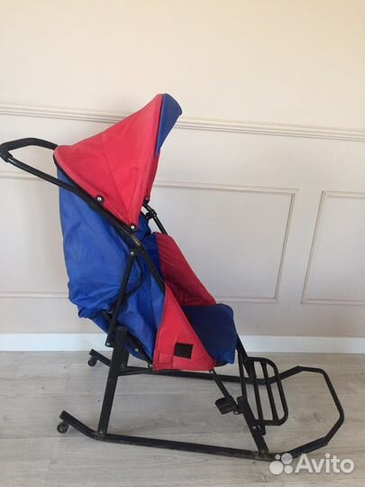 Детские санки коляска