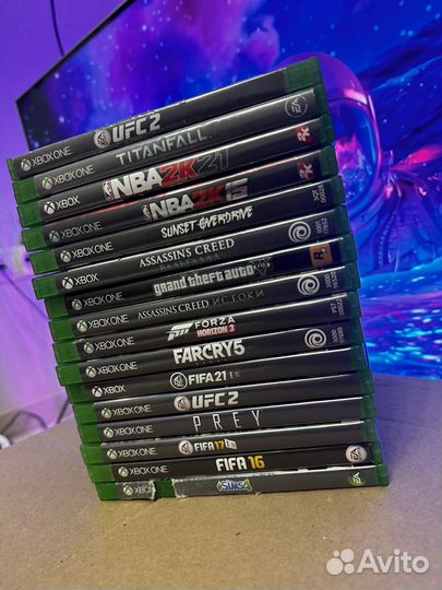 Игры на Xbox one (16 дисков)