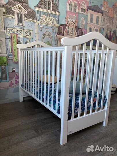 Детская приставная кроватка fiorellino lilly