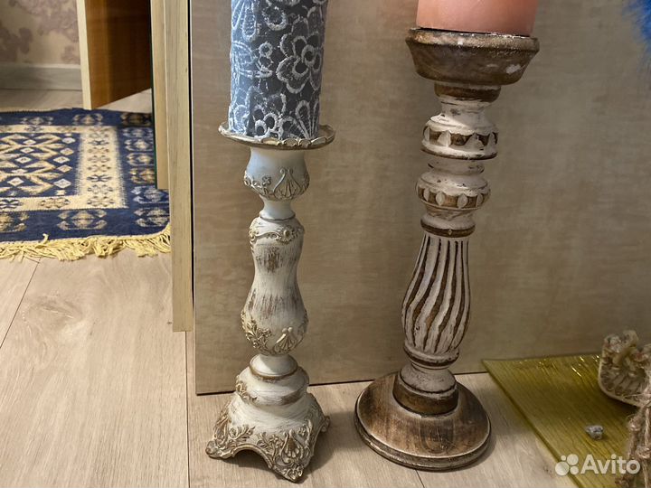 Подсвечники винтажные разные