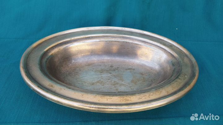 Блюдо Тарелка Мнц / Блюдце Овальное Кольчугино