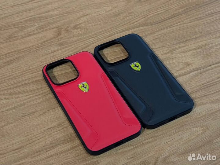 Чехол Ferrari на iPhone 15 Pro Max