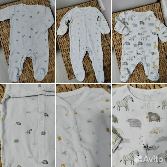 Слипы комбинезоны пакетом 56 62 68 Mothercare next