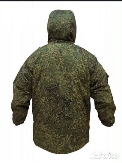 Куртка бушлат армейский камуфляж зеленая цифра