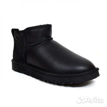 Угги UGG Classic Ultra Mini Metallic Black