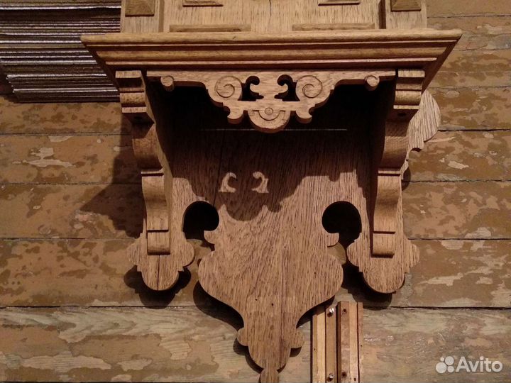 Часы старинные настенные дуб