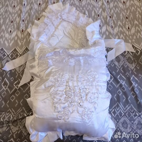 Атласный конверт на выписку